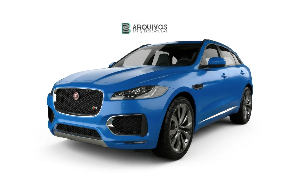 Modelo 3D STL - Jaguar F-Pace S 2020 — foto 5